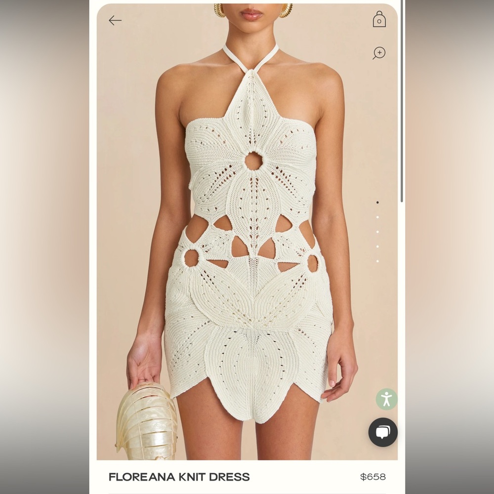 Cult Gaia Floreana Knit Dress